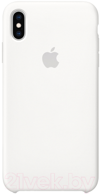 

Чехол-накладка Apple, Silicone Case для iPhone XS Max White / MRWF2