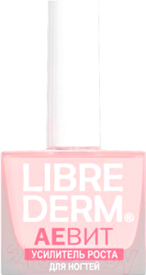 

Лак для укрепления ногтей Librederm, Прозрачный, Nail Care усилитель роста Аевит