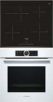 Комплект встраиваемой техники Bosch HBG634BW1 + PIF651FB1E -