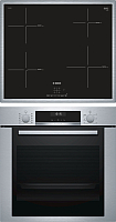 Комплект встраиваемой техники Bosch HBA337BS0R + PUE645BB1E -