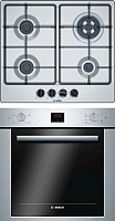 Комплект встраиваемой техники Bosch HGN22H350 + PGH6B5B60R -