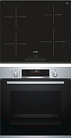 Комплект встраиваемой техники Bosch HBG536ES0R + PIE631FB1E -