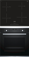 Комплект встраиваемой техники Bosch HBG257SS0R + PIE631FB1E -