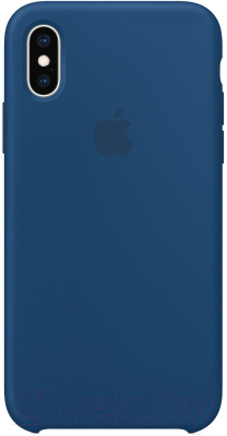 

Чехол-накладка Apple, Silicone Case для iPhone XS Blue Horizon / MTF92