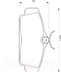 

Тормозные колодки Bosch, 0986424781