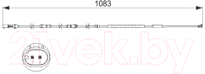 

Датчик износа тормозных колодок Bosch, 1987473500