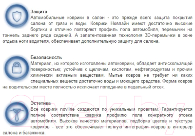 

Комплект ковриков Novline, NLC.45.09.210K для Skoda Octavia Tour