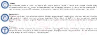 

Комплект ковриков Novline, NLC.45.04.210K для Skoda Octavia Superb