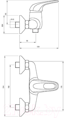

Душевой гарнитур Deante, Funkia BEF 041M