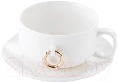 

Чашка с блюдцем Home and You, 45388-BIA-FIL