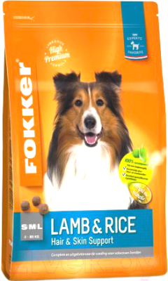 

Корм для собак Fokker, Dutch Quality Lamb & Rice / 2013