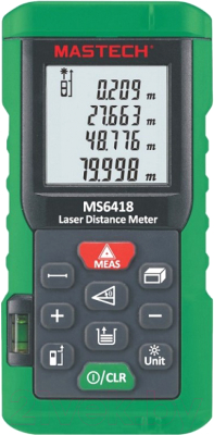 

Лазерный дальномер Mastech, MS6418