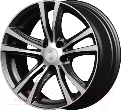 

Литой диск SKAD, Мюнхен 18x8.0" 5x120мм DIA 72.6мм ET 34мм Black Glossy Polished