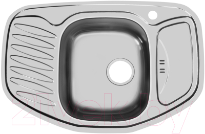 

Мойка кухонная Ukinox, Комфорт COL776.507 GW8K 2C