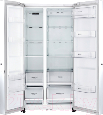 

Холодильник с морозильником LG, GC-B247SVUV