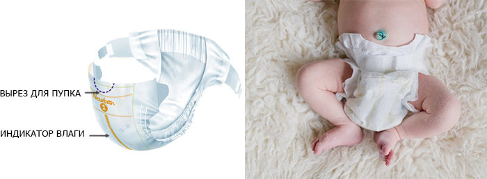 подгузники для новорожденных фото