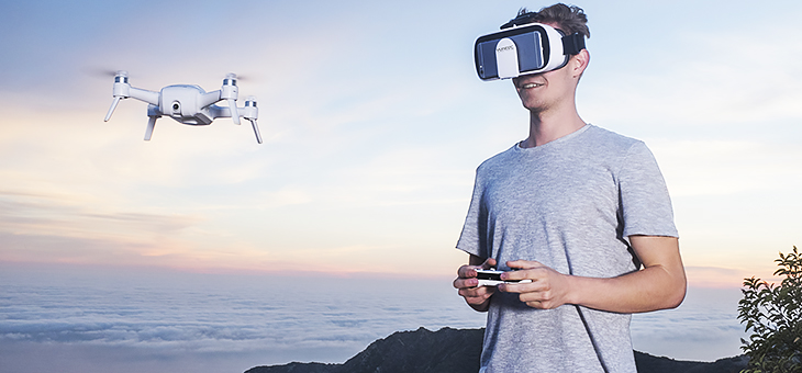 квадракоптеры и полет в очках VR